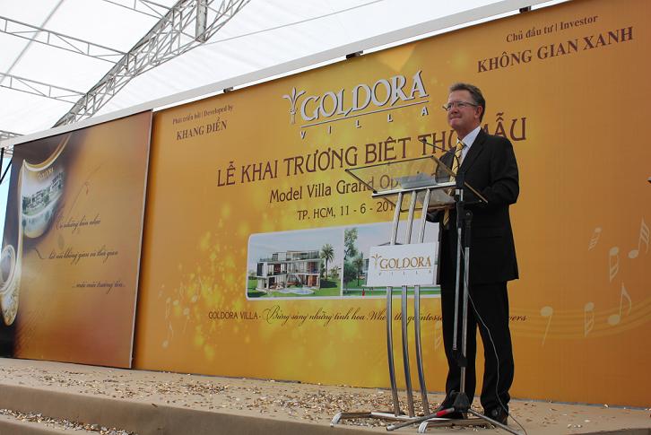 Khai trương biệt thự mẫu Goldora Villas